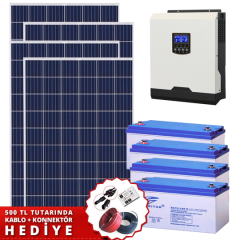 GÜNEŞ ENERJİ SİSTEMİ 2 KW ELEKTRİK ÜRETİMİ
