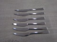 6 Kişilik Bıçak Takımı 5mm Paslanmaz Çelik Yemek Bıçağı Seti 21 cm