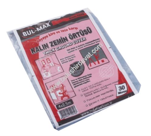 Bulmax 10m2 30mıcron Kalın Zemın Ortusu Bmx-4370 (4 Adet Gönderilir)