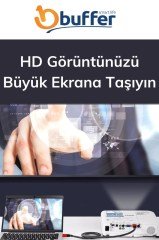 BUFFER® HDMI Kablosu HDTV Bilgisayar Uydu Görüntü Ses Full HD Sargılı Görüntü Aktarma Kablosu
