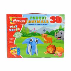 ERN-571 HEROES 3D ORMAN HAYVANLARI SETİ
