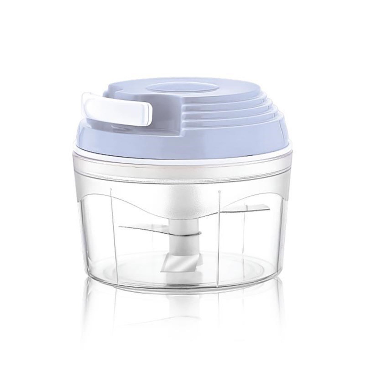 BUFFER® İpli Çekmeli Pratik Meyve Sebze Doğrayıcı 2 Bıçaklı El Blender