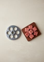 22 lik Kıyma Makinesi Süzgeci 20 mm Kuşbaşı Et Çekme Aynası (6 Delikli)