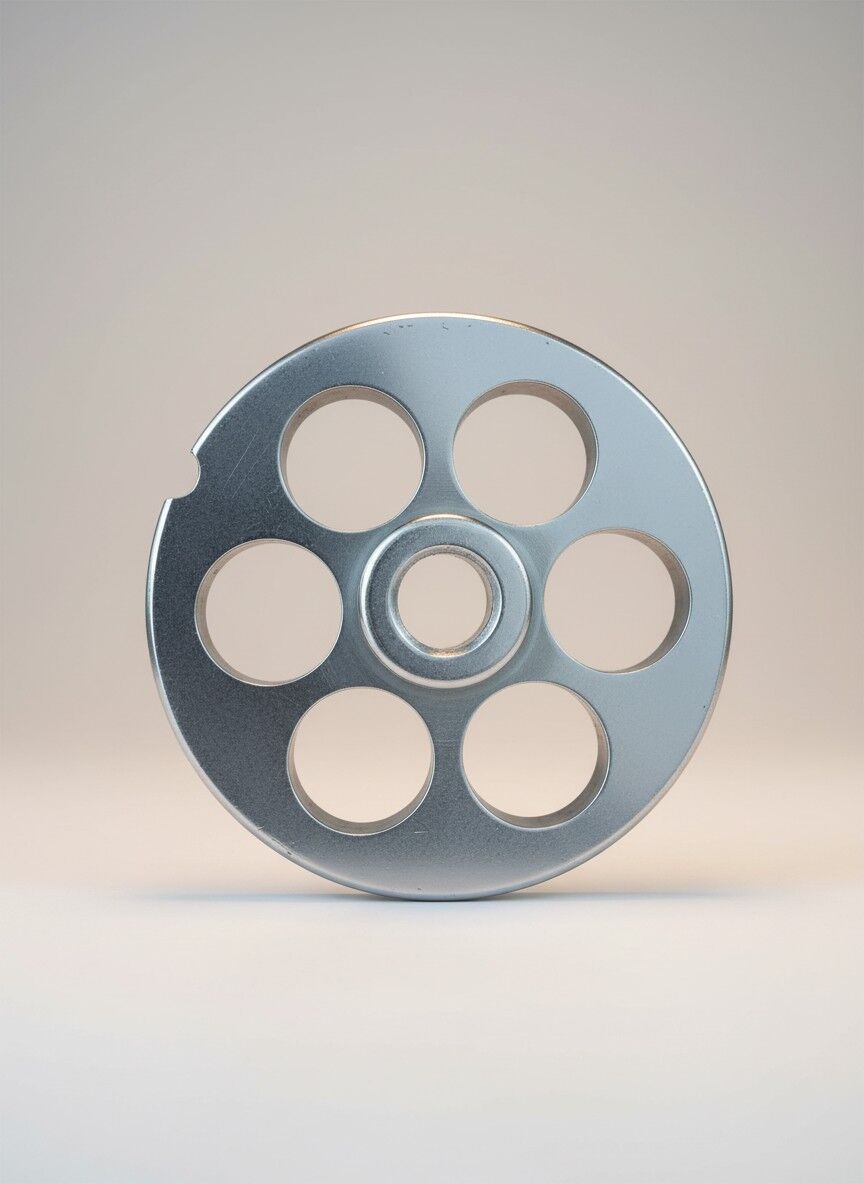 22 lik Kıyma Makinesi Süzgeci 20 mm Kuşbaşı Et Çekme Aynası (6 Delikli)