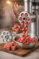 22 lik Kıyma Makinesi Süzgeci 20 mm Kuşbaşı Et Çekme Aynası (6 Delikli)