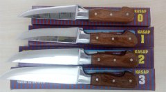 Sürmene Tarihi El Dövmesi 4 lü Kasap Bıçak Seti