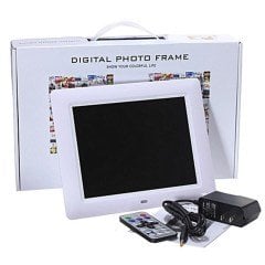 BUFFER® Uzaktan Kumandalı Lcd Ekran 7 inc Dijital Fotoğraf Çerçevesi