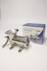 4'lü 12'lik Paslanmaz Çelik Kıyma Makinesi Full Set Kollu – (Tokmak, İçli Köfte, Sucuk Aparatı)