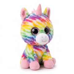 PL62861 25 CM RENKLİ UNİCORN OYUNCAK PELUŞ