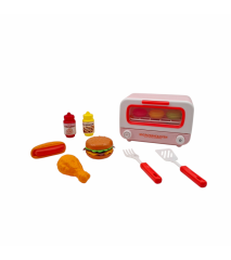 DMN5568-2A PİLLİ IŞIK.MÜZİKLİ MİKRODALGA FIRIN OYUNCAK MUTFAK