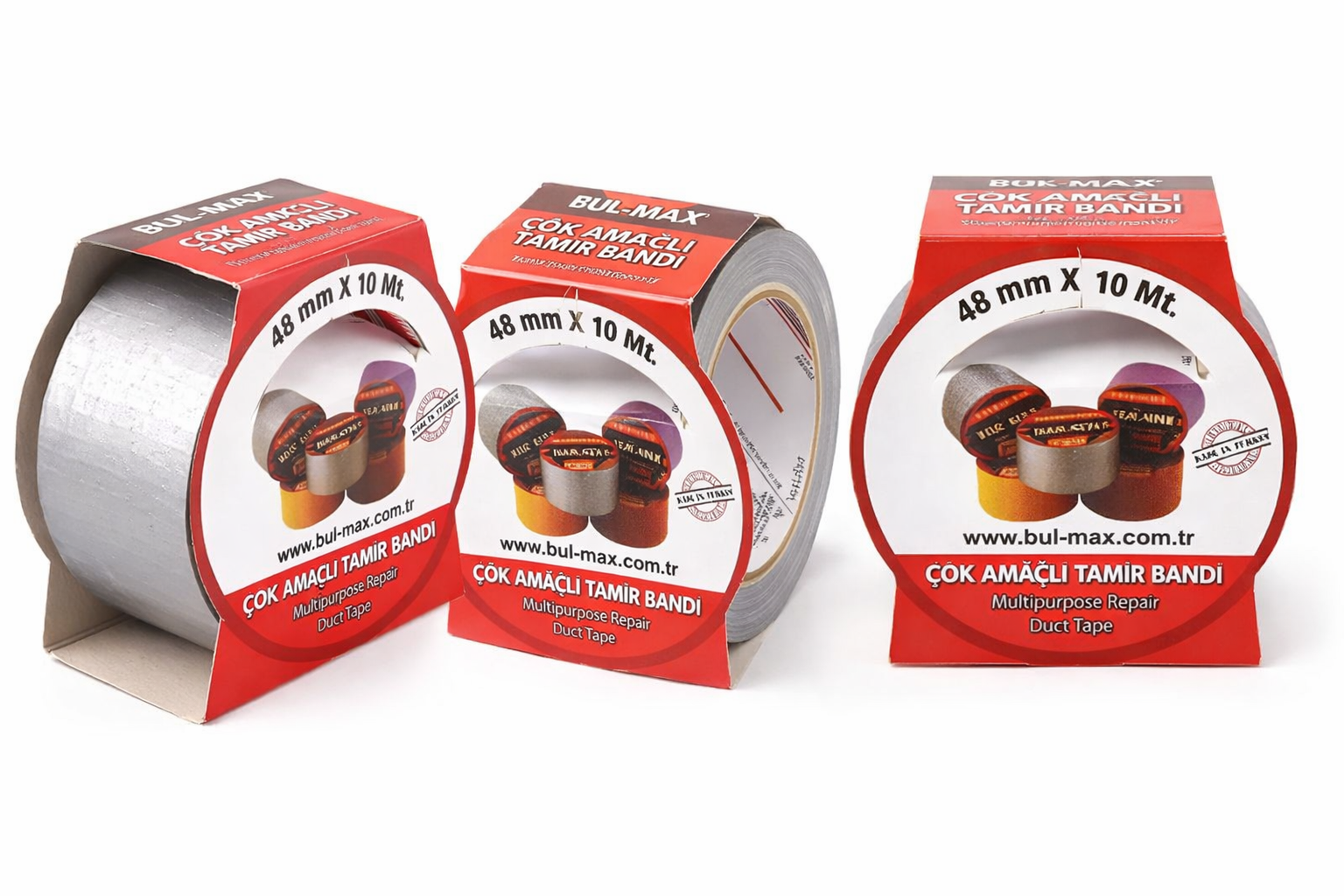 Bulmax Çok Amaçlı Tamir Bandı Çamur Bant Gri Bmx-605-1 (4 Adet Gönderilir)