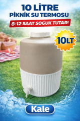 10 LT Kale 1002 Soğuk Su Termosu Musluklu Piknik Termos
