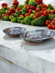 Abant 2'li Makarna Süzgeci Seti Çelik Süzgeç Kevgir