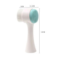 BUFFER® Çift Taraflı Cilt Temizleme Fırçası ve Silikon Siyah Nokta Temizleme Aparatı