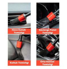 MC-1037 Araba Temizlik Detay Fırçası 5li Set