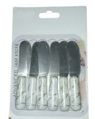 6'lı Bıçak Seti Tereyağı, Reçel, Çikolata, Bal Sürme Aparatı