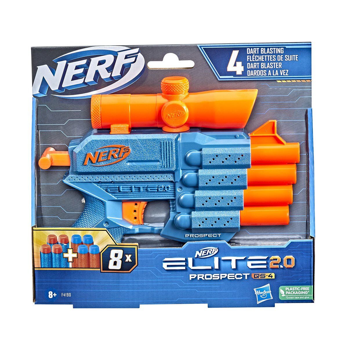 F4190 Nerf Elite 2.0 Prospect QS-4 +8 yaş