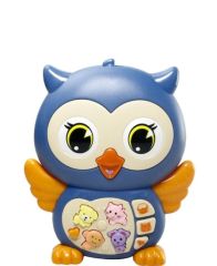 Işıklı ve Müzikli Baykuş Bebek Piyanosu Oyuncak (Karışık Renk)