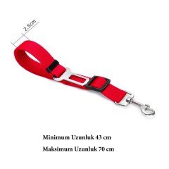 BUFFER® Emniyet Kemerine Takılabilen Kedi ve  Köpek Emniyet Kemeri