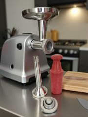 3'lü Set 22 Numara İçli Köfte ve Sucuk Hunisi Alüminyum + Tokmak