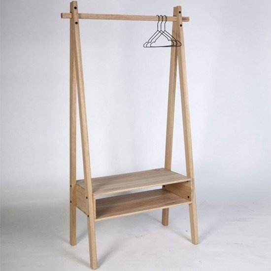 Berrado Masif Ahşap Askılık Portmanto