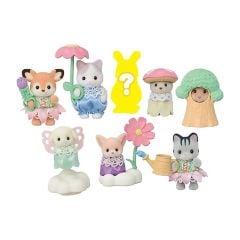 5823 Sylvanian Families Bebek Minifigür Çiçek Serisi Tekli Sürpriz Figür +4 yaş