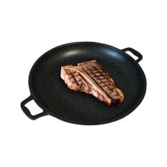 Granit Döküm Tava 36 cm (Bazlama Gözleme Kavurma Tavası)