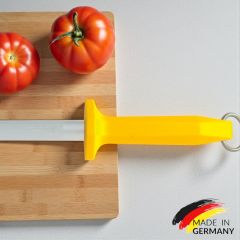 Eikaso Solingen Oval Masat 30 cm, Balık Sırtı, Sarı Plastik Saplı, Bıçak Bileme Çeliği, Alman Malı