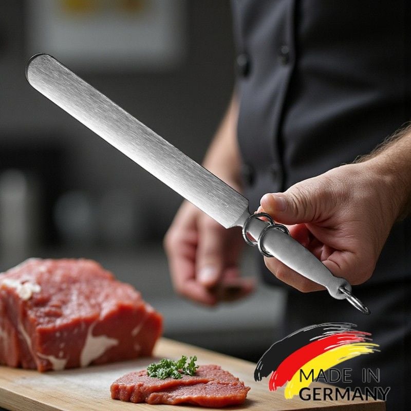 Eikaso Solingen Balkan Tam Yassı Masat 26 cm, Halkalı, 9122630 Bıçak Bileme Çeliği, Alman Malı