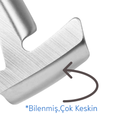 Karaca İnox 1201 Model Uyumlu Kıyma Makinesi Bıçağı, Paslanmaz 5 Numara Yedek Parça Bıçak