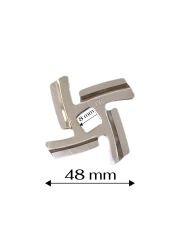 2'li Karaca İnox 1201 Kıyma Makinesi İçin Delikli Ayna ve Kesici Bıçak Seti Yedek Parça