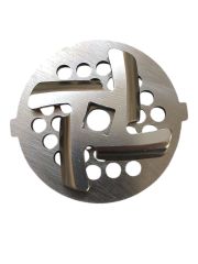 2'li Karaca İnox 1201 Kıyma Makinesi İçin Delikli Ayna ve Kesici Bıçak Seti Yedek Parça