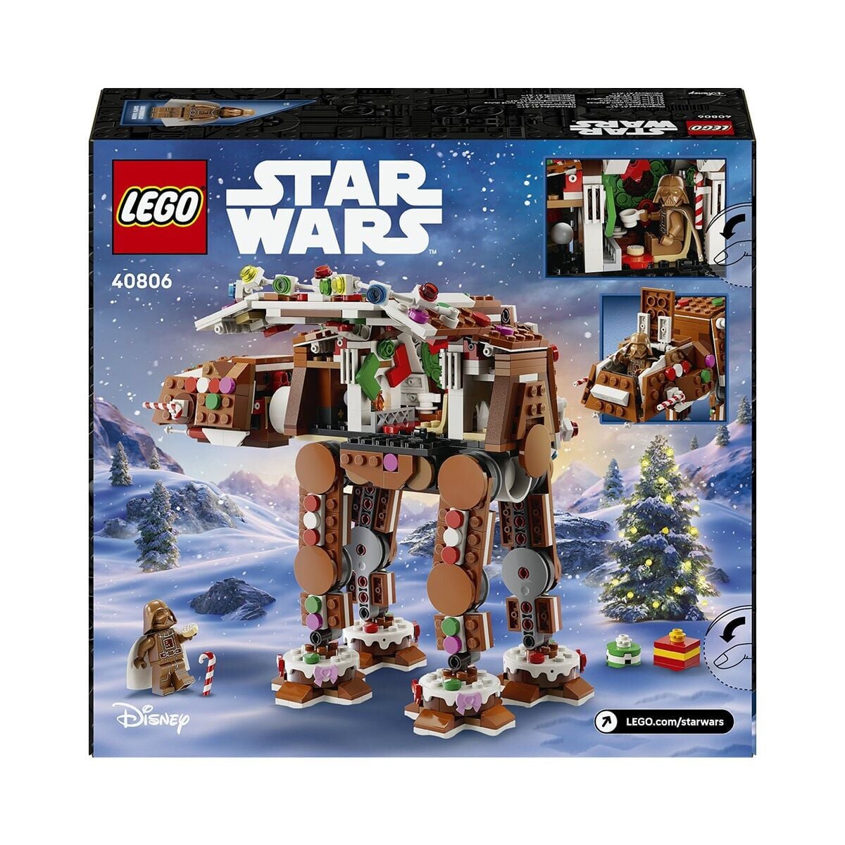 40806 Lego Star Wars Zencefilli Kurabiye AT-AT Walker 697 parça +10 yaş