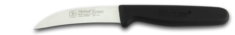 Sürbisa 61006 Dekor Şef Bıçağı 8,5 cm - Siyah