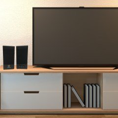 BUFFER® Kablolu Aux Girişli Her PC Uyumlu  1+1 HiFi Ses Sistemi Stereo Multimedya Dijital Hoparlör