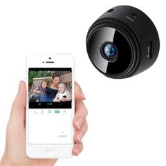 BUFFER® A9 Mini Döner Başlıklı Wifi Kablosuz İnteraktif Gece Görüşlü 1080 P Full HD Mikro WİFİ Güven