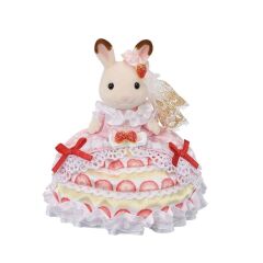 5847 Sylvanian Families Freyanın Doğum Günü Çilekli Pasta Elbisesi +3 yaş