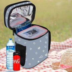 BUFFER® Anne Bebek Bakım Çantası Termoslu Yalıtımlı Buzluk Askılı Piknik Yiyecek İçecek Çantası