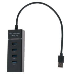BUFFER® Çok Amaçlı 4 Port Girişli Güçlü Usb 3.0 Port Çoklayıcı Çoğaltıcı Adaptör Switch Splitter Hub