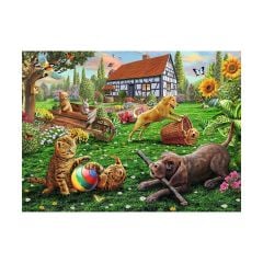 128280 Bahçede 200 parça XXL Ravensburger Puzzle