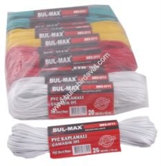 Bulmax 20mt Celık Camasır Ipı (12lı) Bmx-3713 (2 Adet Gönderilir)