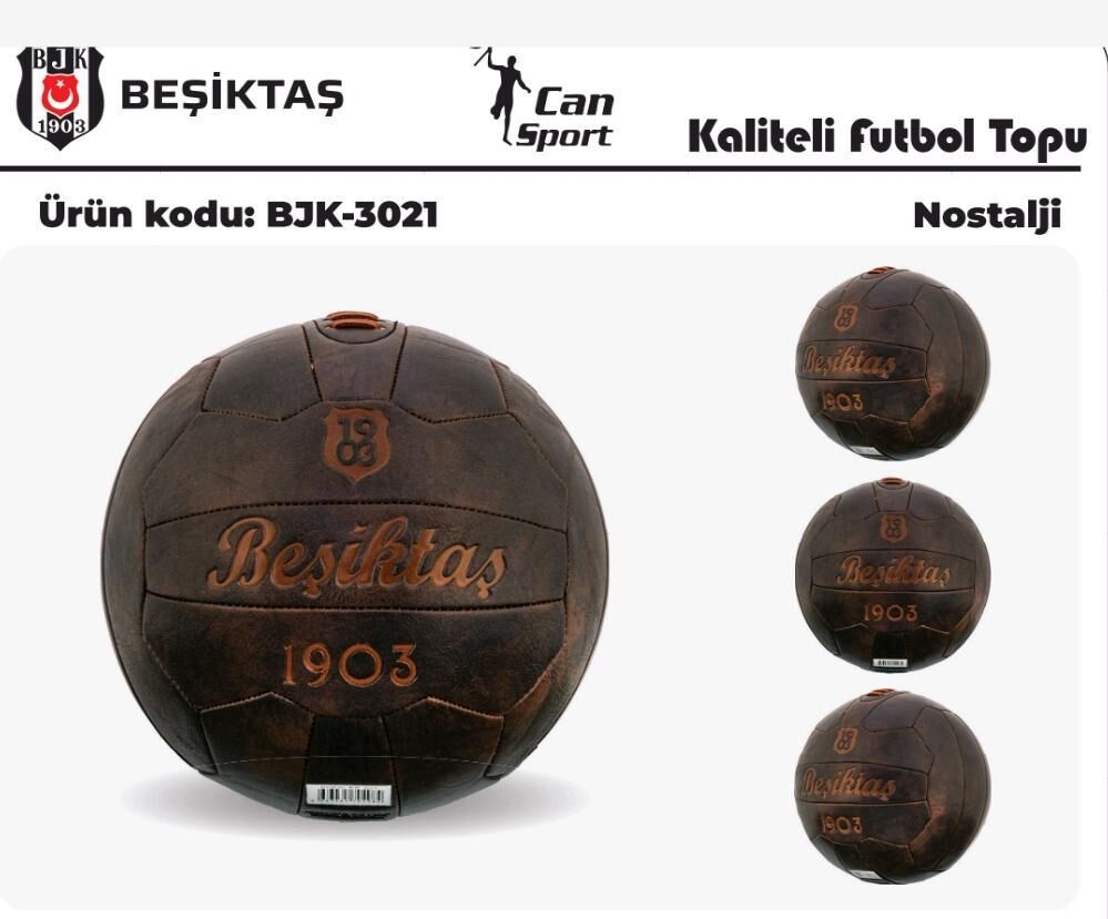 BJK-3021 BEŞİKTAŞ FUTBOL TOPU NOSTALJİ-CNT