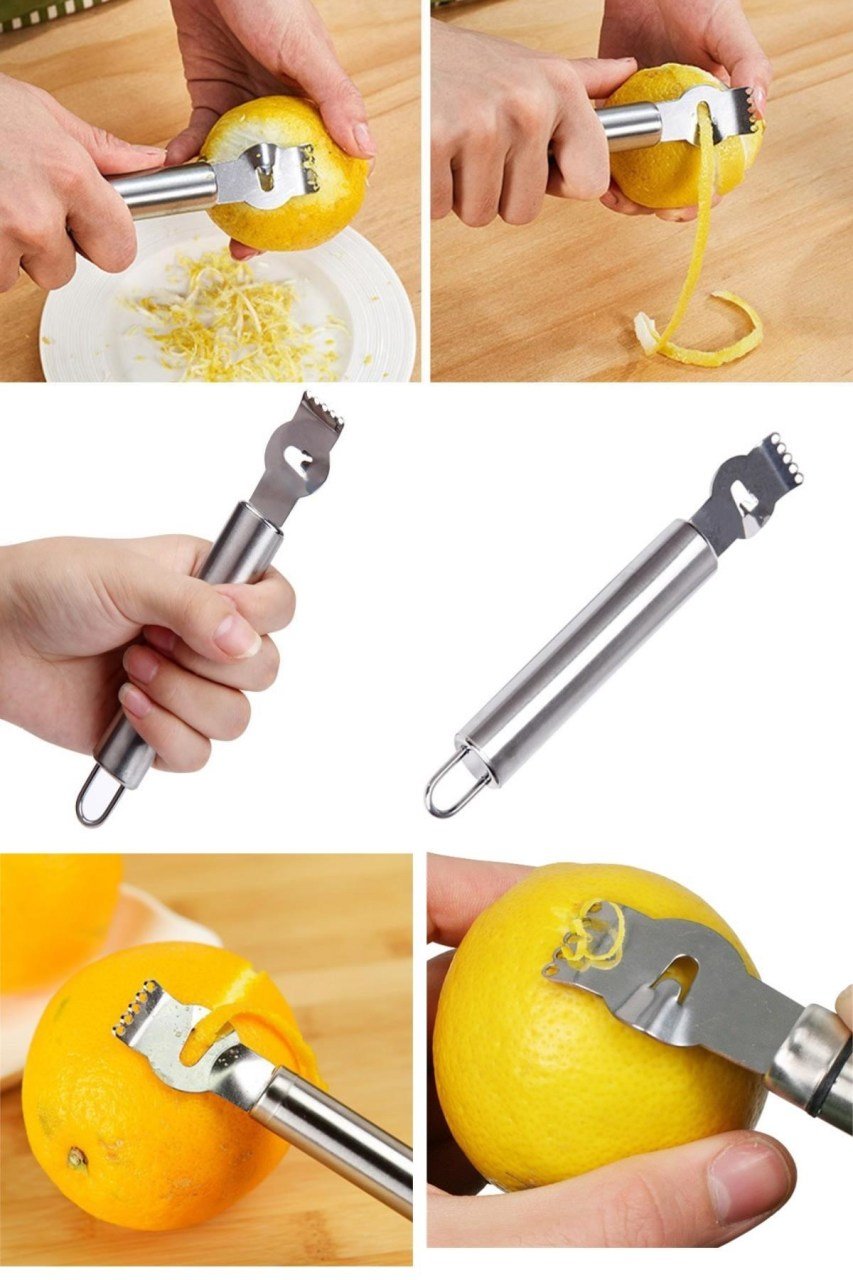 BUFFER® Narenciye Portakal Limon Kabuk Çizici Sıyırıcı Soyucu Rende