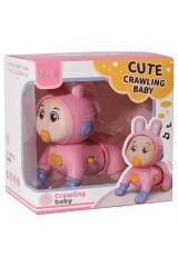 0811-1-100 KUT.PİLLİ EMEKLEYEN BEBEK -PŞA