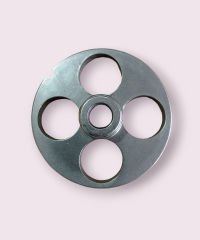 Vardı No 22 / 25 mm Kuşbaşı Et Doğrama Kıyma Makinesi Aynası 4 Delikli Elek