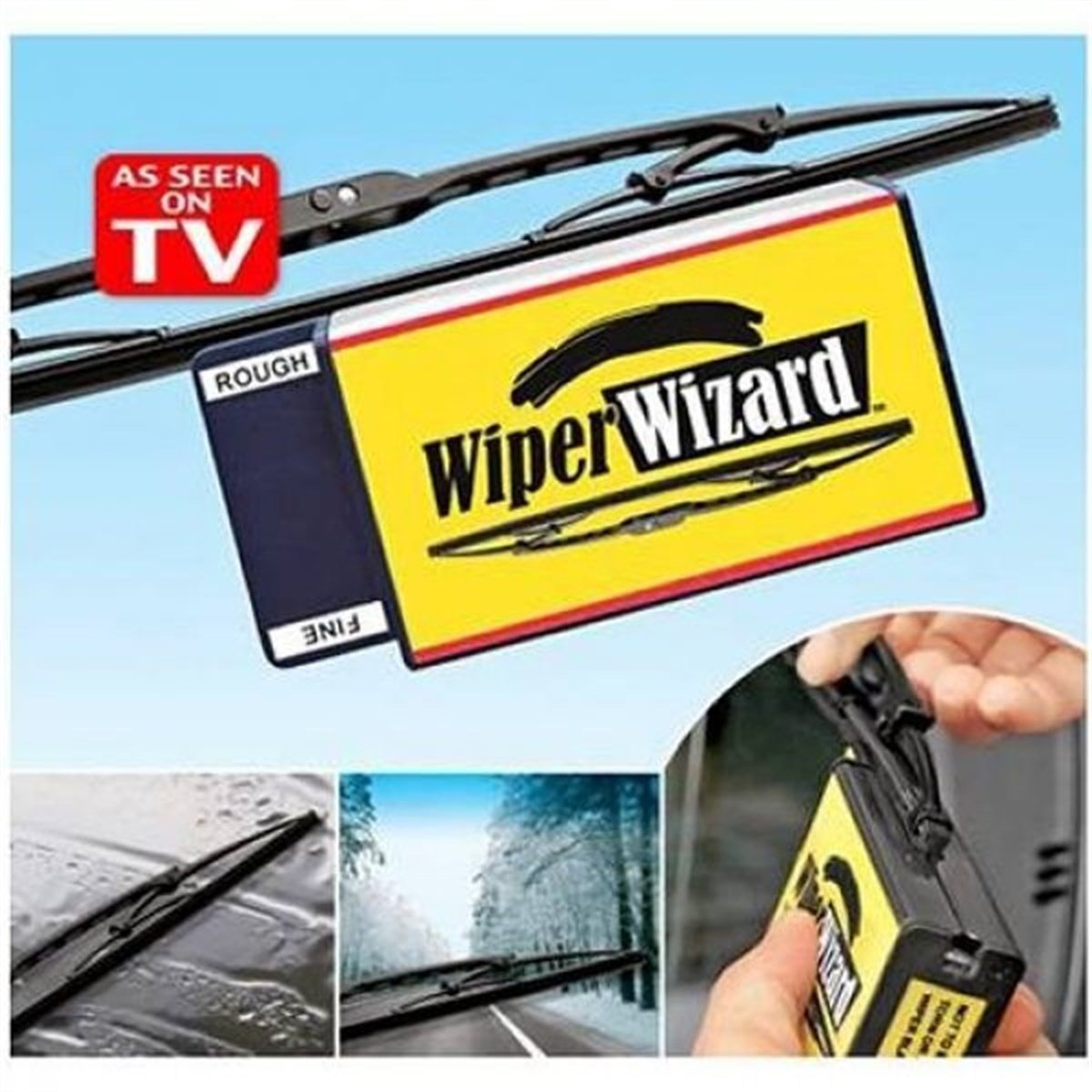 BUFFER® Wiper Wizard Silecek Bakım Temizleme Yenileme Sihirbazı Aparatı