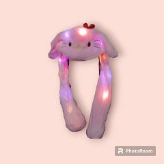 Hello Kitty Peluş Şapka Işıklı Kulakları Oynar
