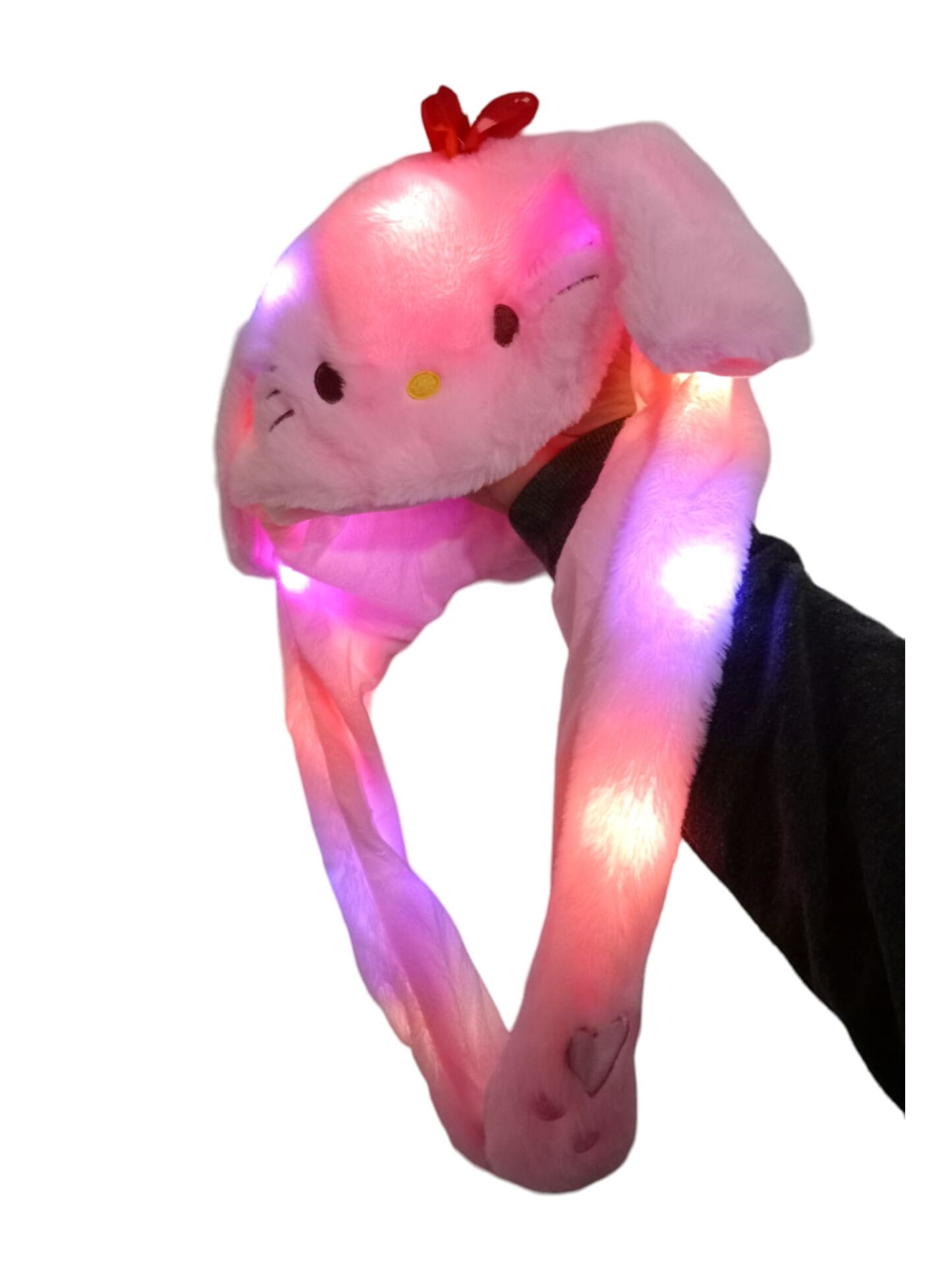 Hello Kitty Peluş Şapka Işıklı Kulakları Oynar