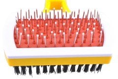 BUFFER® Telli Çift Taraflı Ergonomik Evcil Hayvan Tarama Fırçası Tarağı