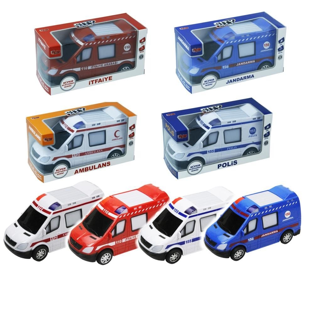 Kutulu Pilli Ambulans, Polis, Jandarma, İtfaiye Araçları